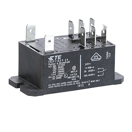 Delfield Relay, 240V 30A, Dpdt 2195532